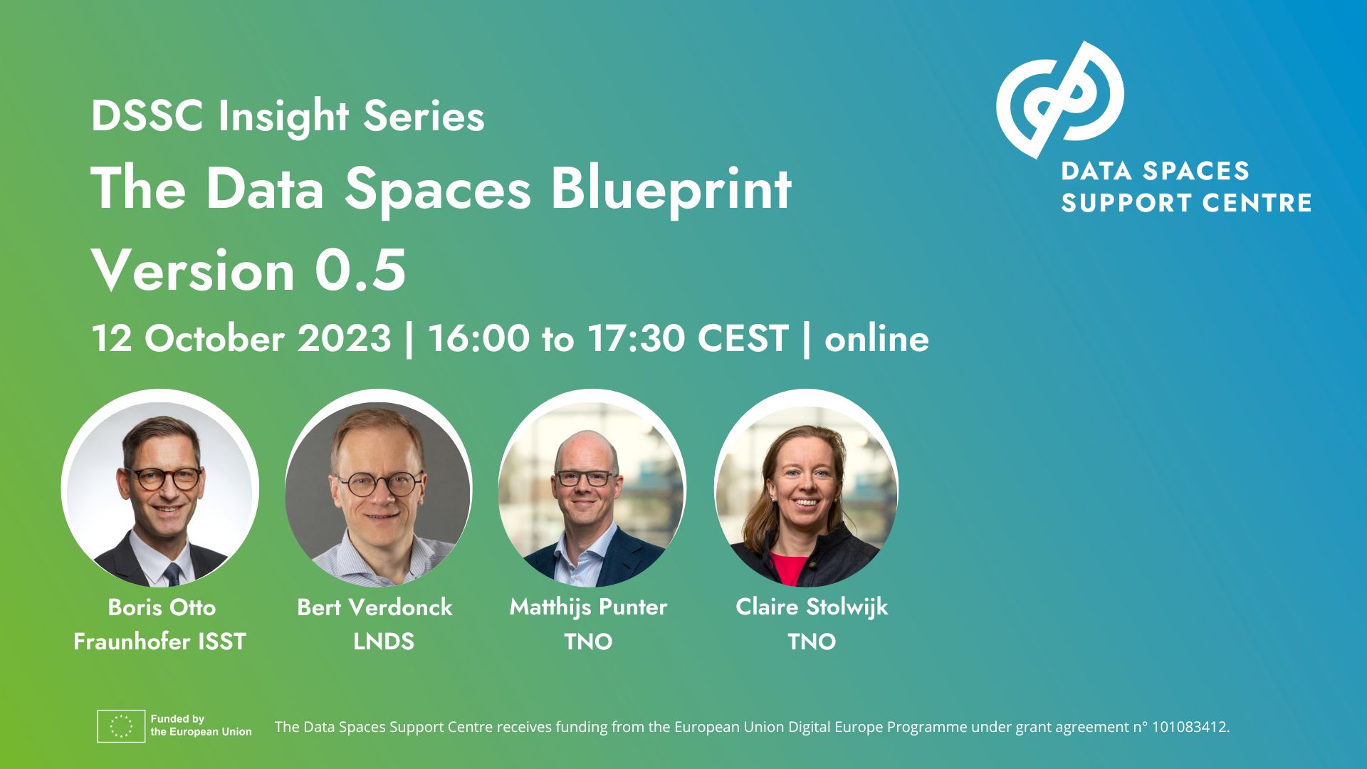 DSSC Insight Series |The Data Spaces Blueprint Version 0.5
