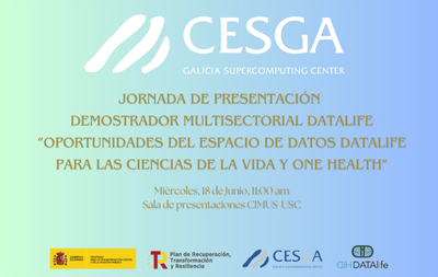 Presentation of the Datalife Multisectoral Demonstrator at CESGA