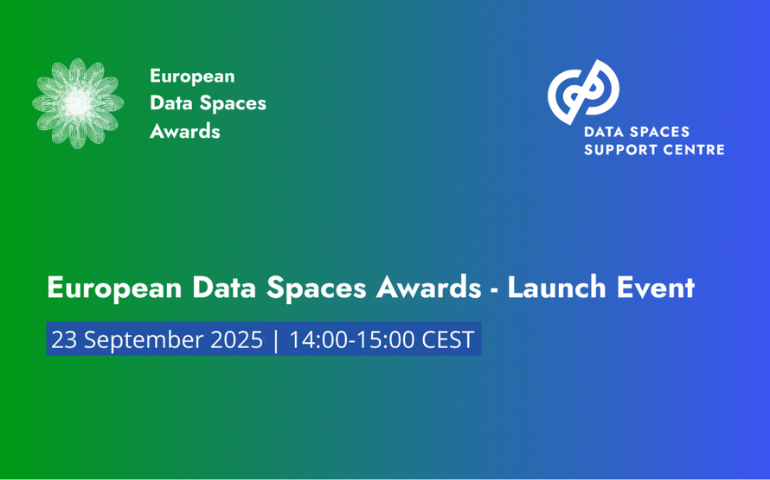 European Data Spaces Awards – Launch Event