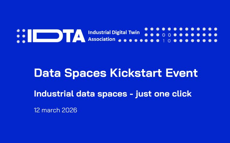 Data Spaces Kickstart Event: Industrial data spaces – just one click